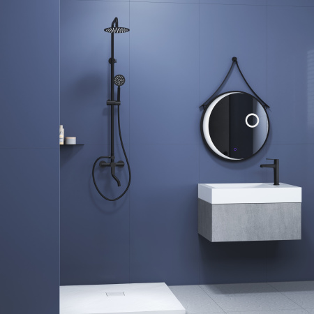 Душевая стойка RGW Shower Panels 59140124-04 настенная цвет черный