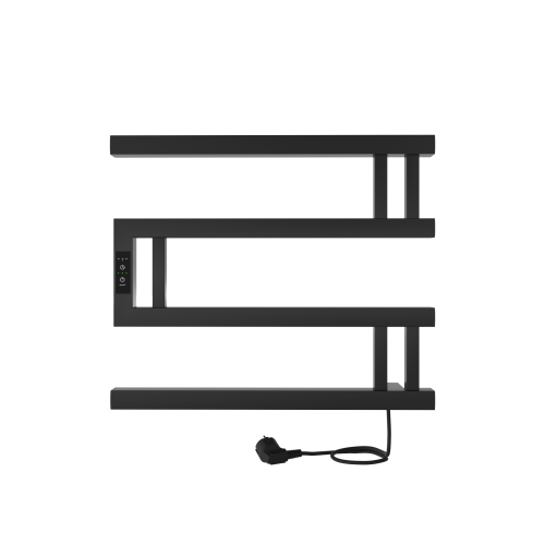 Полотенцесушитель Indigo Muza DGM40-50BRRt 50х43 электрический черный муар - фото 5