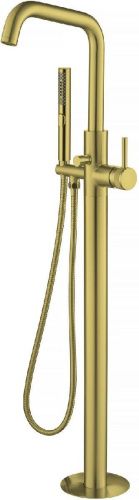 Смеситель для ванны и душа Allen Brau Priority 5.31008-GB напольный золото