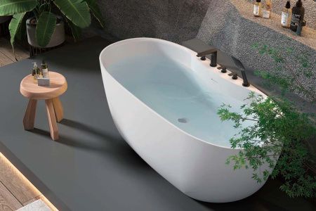 Ванна акриловая Aquatek АПОЛО AQ-1155778 170х80 отдельностоящая овальная с ножками