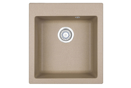 Кухонная мойка Granula 4201, ПЕСОК 42х49 цвет бежевый поверхность матовая