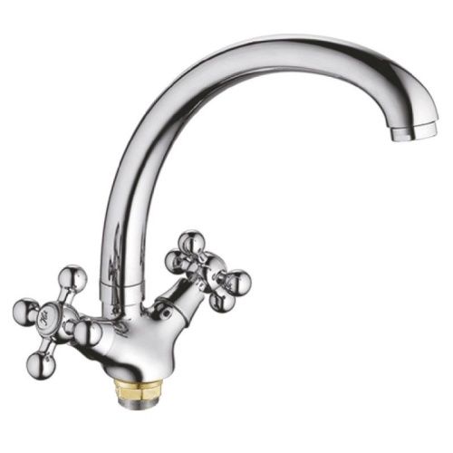 Смеситель для кухни Cron CN4219-2 на мойку хром - фото 2