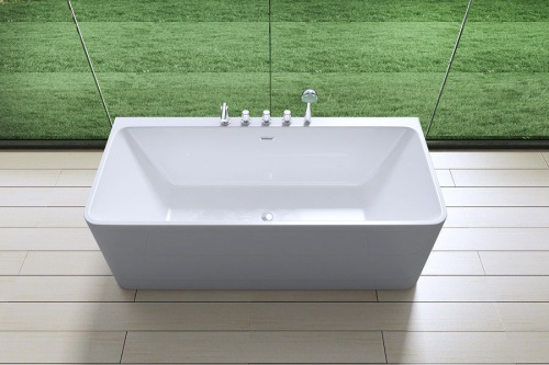 Ванна акриловая Art&Max AM-601-1795-795 отдельностоящая овальная - фото 2