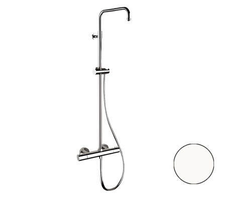 Душевая стойка Remer Elegance EQ32ASSDBO настенная