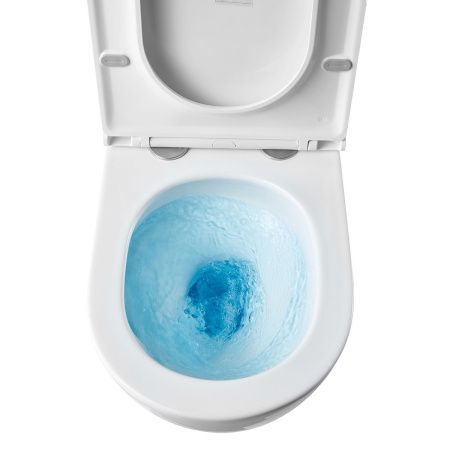 Унитаз подвесной LeMark Glazer 9614003 уц белый с сиденьем микролифт безободковый смыв торнадо