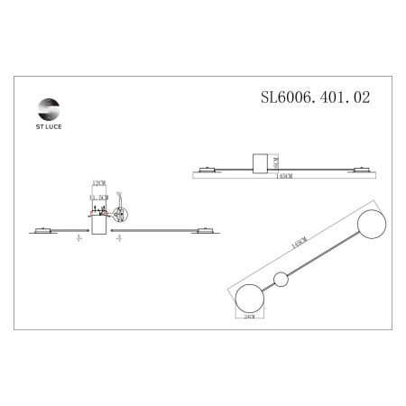 Светильник настенный ST Luce Tondo (Тондо) SL6006.401.02
