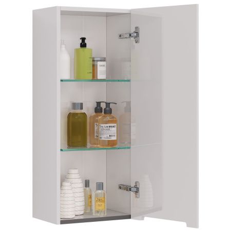 Шкаф LeMark Buno LM04B35PL 40х90 подвесной цвет белый