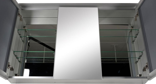 Зеркало-шкаф De Aqua Алюминиум 00261755 120х14х77 подвесной - фото 5 Зеркало-шкаф De Aqua Алюминиум 00261755 120х14х77 подвесной - фото 5