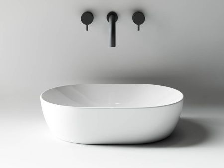 Раковина из сантехнического фарфора Ceramica Nova ELEMENT CN5010 50х40 накладная цвет белый без отверстий под смеситель