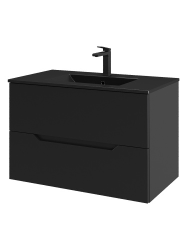 Тумба с раковиной Orange Line Li-80Tub+BLRA 81,5х46,5х54,1 - фото 2