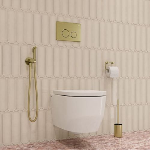 Гигиенический душ со смесителем IDDIS Axes 005MGR0i08 золото матовое - фото 2