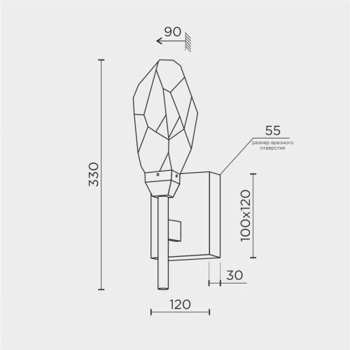 Бра Modelux MS.89131.01 GD - фото 2