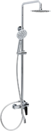 Душевая стойка Allen Brau Eclipse 5.E1007-00 настенная цвет хром