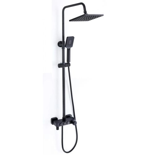 Душевая стойка Savol S-602042H настенная цвет черный - фото 2