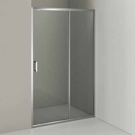 Душевая дверь Orange E02-120TCR 121х190 стекло прозрачное профиль хром глянцевый