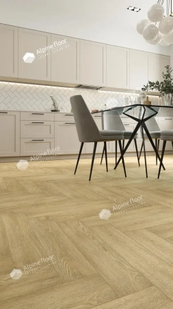 Кварцвиниловая плитка Alpine Floor Parquet LVT ECO-16-3 Дуб Ваниль Селект толщина 0.25 см 43 класс 590х118