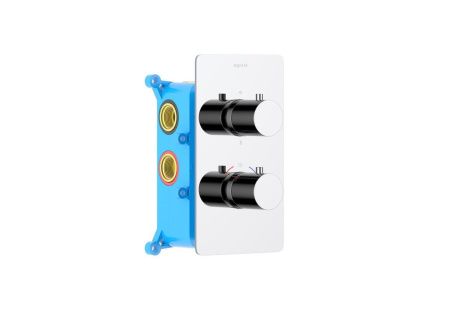 Смеситель для ванны Aquatek ЕВРОПА AQ1393CR встраиваемый в стену хром с термостатом