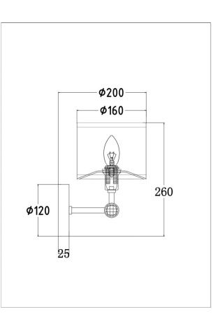 Бра Maytoni Alloro MOD088WL-01BS