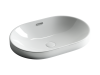 Раковина из сантехнического фарфора Ceramica Nova ELEMENT CN5020 60х40 встраиваемая цвет белый без отверстий под смеситель