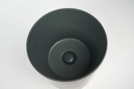 Раковина из сантехнического фарфора Galassia Core 7305NEMT 40х40 напольная цвет черный