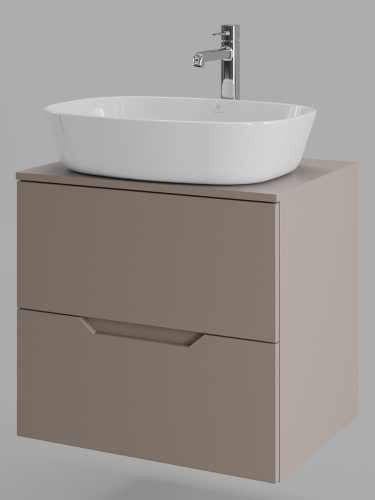 Тумба с раковиной Orange Line Li-60TuLMDF+B08-500W 60,5х46х70 - фото 2