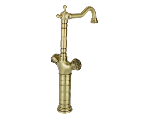 Смеситель для раковины Bronze de Luxe ROYAL 21973/1 на столешницу бронза - фото 5