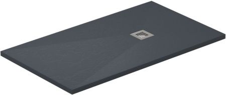 Душевой поддон из искусственного камня Allen Brau Priority 8.31008-BGM 140х80 серый без каркаса