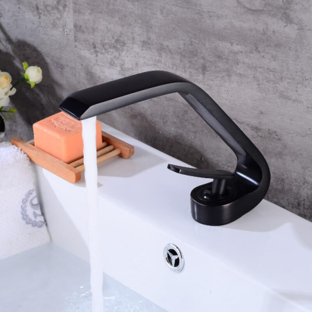 Смеситель BOCH MANN HOE B BM9633 на раковину/на столешницу черный