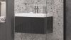 Тумба под раковину Velvex EDGE tp.EDG.9696.70.1Y графит 70х40 подвесная цвет серый
