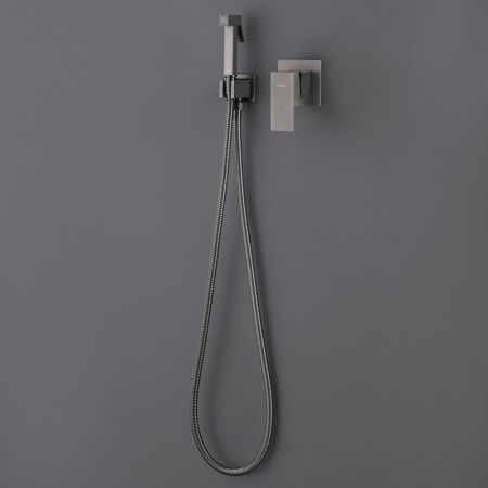 Гигиенический душ со смесителем Abber Daheim AF8225NG никель
