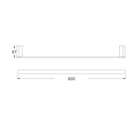 Полотенцедержатель Rose RG17T RG1717T