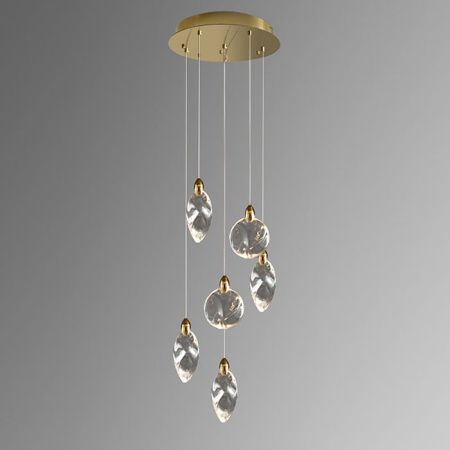 Светильник подвесной Delight Collection Colvin (Цолвин) MT9176-6H titanium gold