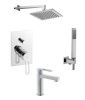 Душевая система Paffoni Ringo KITRIN015CR071KING встраиваемая в стену