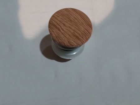 Раковина из санфаянса CeramaLux 578-1 50х36 накладная цвет коричневый