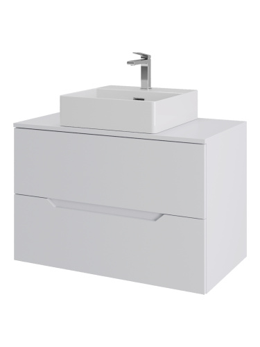 Тумба с раковиной Orange Line Li-80TuwMDF+B04-405W 81х46х66,5 - фото 2