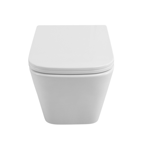 Унитаз подвесной BelBagno DUE BB3103CHR-BS/SC белый с сиденьем микролифт безободковый каскадный смыв - фото 5