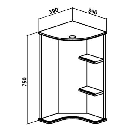 Зеркало Runo Браво 00000000949 40х80