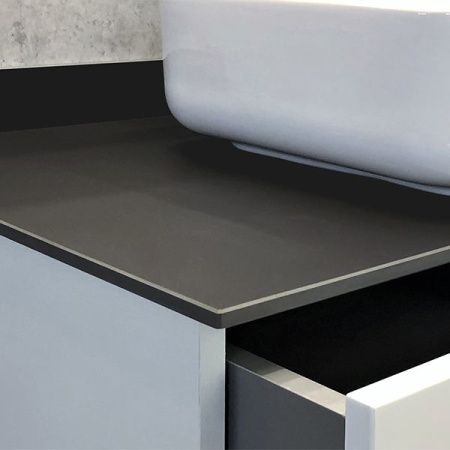 Тумба с раковиной Comforty Милан 00-00014426CF 90х50 подвесная цвет белый