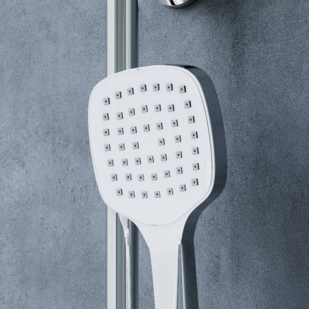 Душевая стойка Dorff Norma D0712000 настенная цвет хром/серый