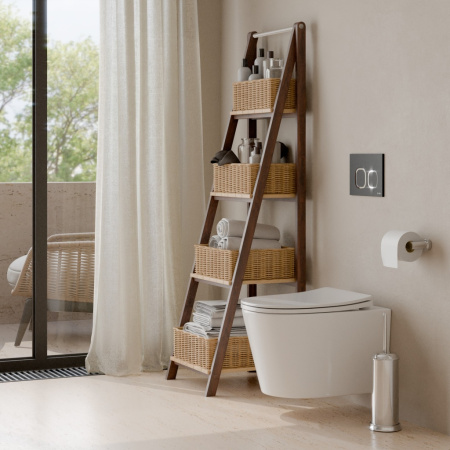 Комплект унитаз с инталляцией и клавишей смыва Iberica Blanca BURGOS ALTO IB001.BRA.231.832