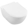 Чаша унитаза подвесная Villeroy Boch Subway 2.0 5614R2R1 цвет белый без сиденья безободковая душевой смыв
