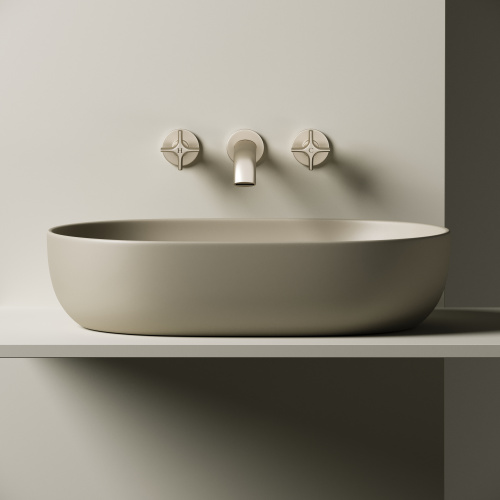 Раковина Ceramica Nova ELEMENT 60 см CN6047MC накладная цвет капучино матовый - фото 3