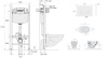 Комплект унитаз с инсталляцией Valsir KIT VSCR 7212 Slim P4