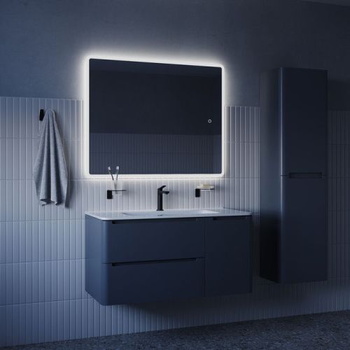 Зеркало с подсветкой IDDIS Uniq UNI1080i98 100х80 цвет белый - фото 4