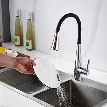 Смеситель для кухни Rose R213 на мойку хром