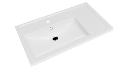 Тумба под раковину Corozo Денвер SD-00000531 80х40 напольная цвет белый