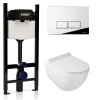 Комплект унитаз с инсталляцией Valsir KIT VSCR 7317 Slim P3