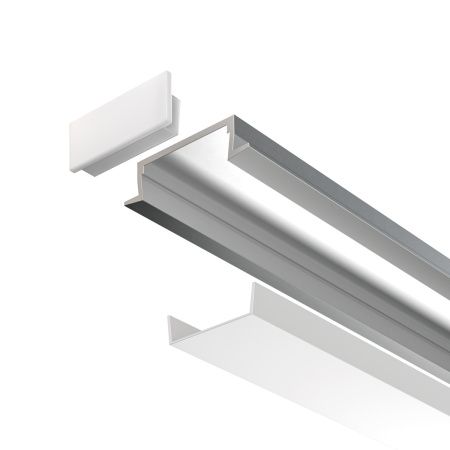 Алюминиевый профиль встраиваемый с фланцем Maytoni Led Strip ALM004S-2M
