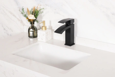 Смеситель Gid Cascada Victoria L120-BM-K (L120BMK) на раковину черный матовый