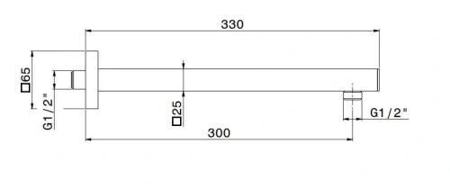 Кронштейн для верхнего душа Kerama Marazzi FUTURA 27672KM.21.018 - фото 2
